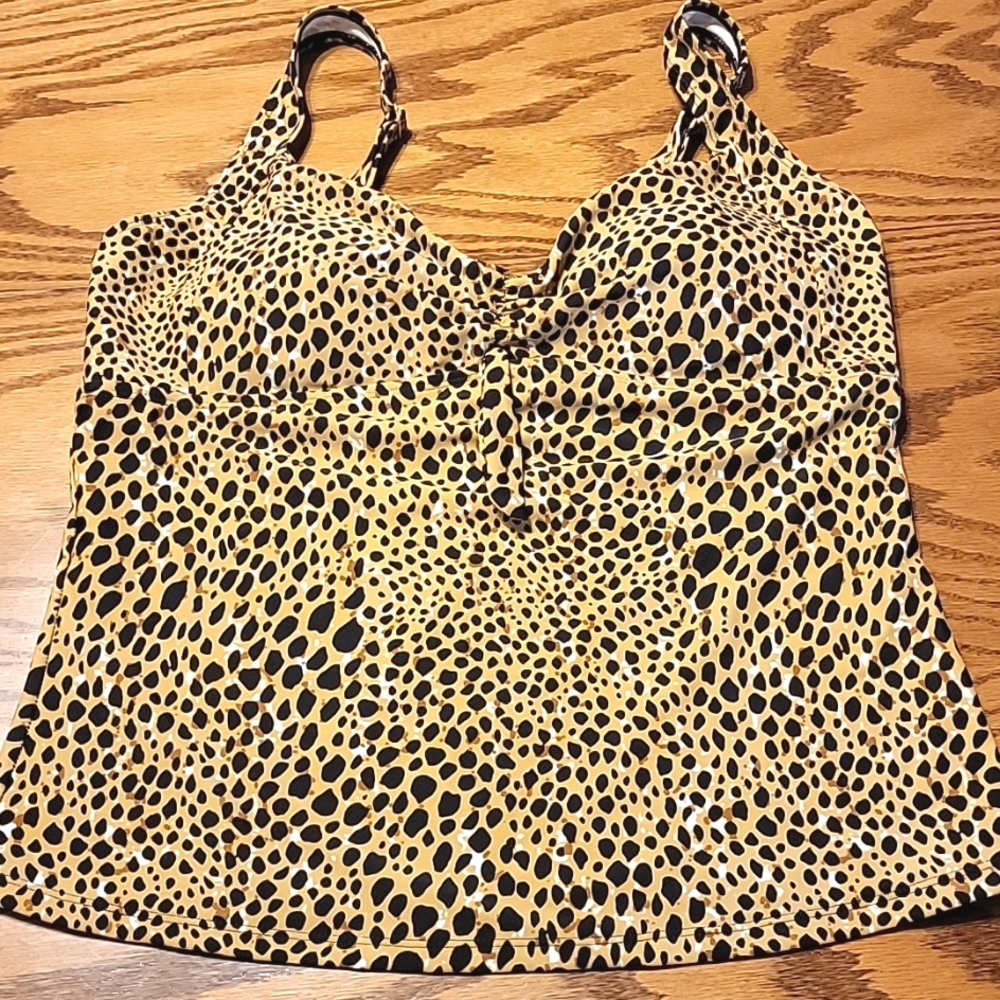 🍃 On The Beach women's tankini Sz 16